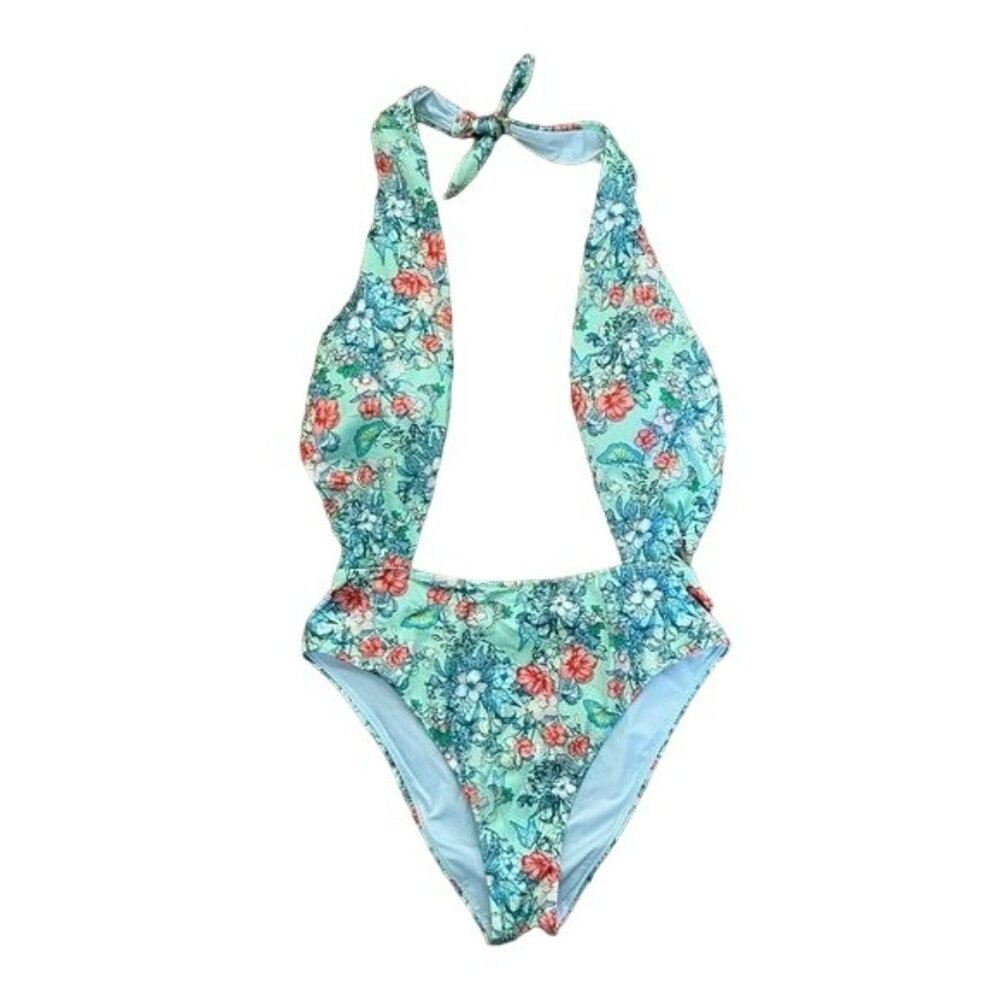 Victoria’s Secret Sz Large Floral Sexy Swimsuit